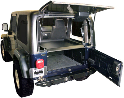Deluxe Cargo Enclosure <br>87-95 Jeep Wrangler YJ, 97-06 TJ