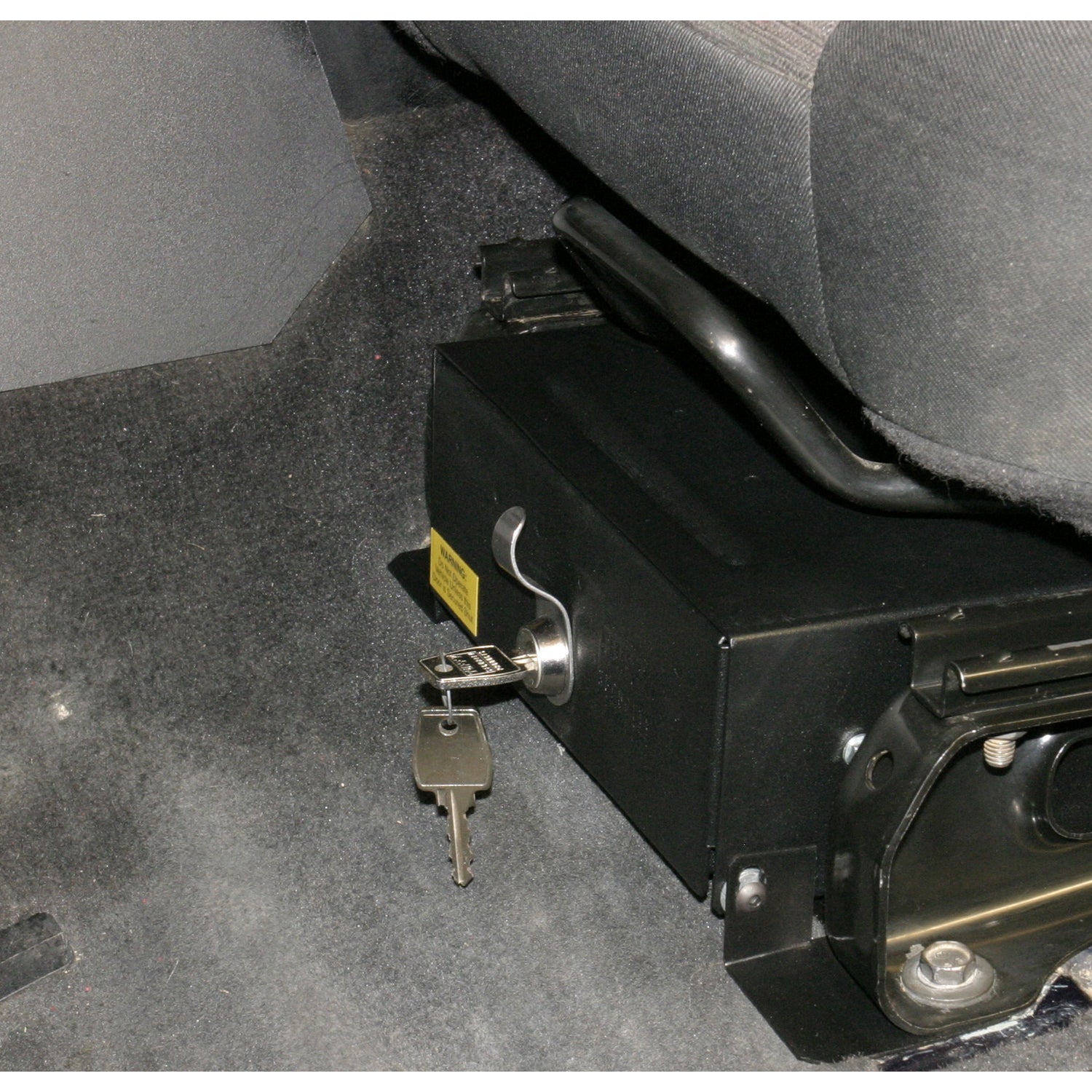 Front Driver Side Underseat Drawer <br>97-06 Jeep Wrangler TJ (Standard Key)