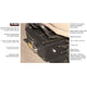 Front Driver Side Underseat Drawer <br>97-02 Jeep Wrangler TJ (Standard Key)