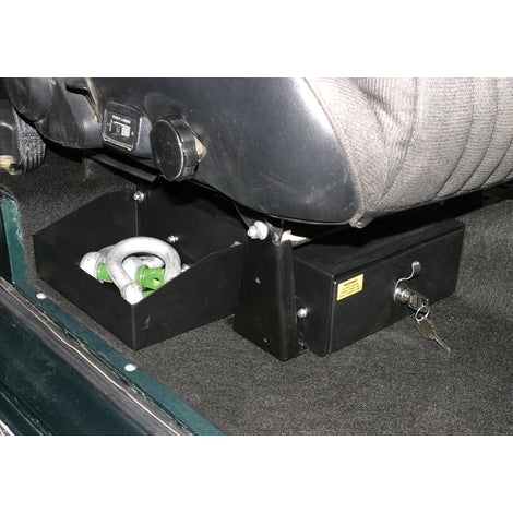 Front Passenger Side Underseat Drawer <br>66-77 Ford Bronco (Standard Key)