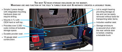 Cargo Enclosure <br>97-06 Jeep Wrangler TJ