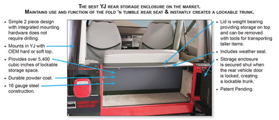 Cargo Enclosure <br>87-95 Jeep Wrangler YJ