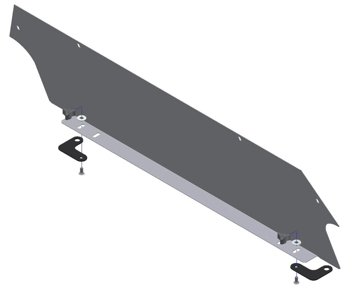 Cargo Enclosure Mounting Kit <br>07-10 Wrangler JK