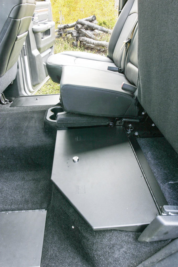 Rear Underseat Locking Lid <br>09-26 Ram 1500 2500 3500
