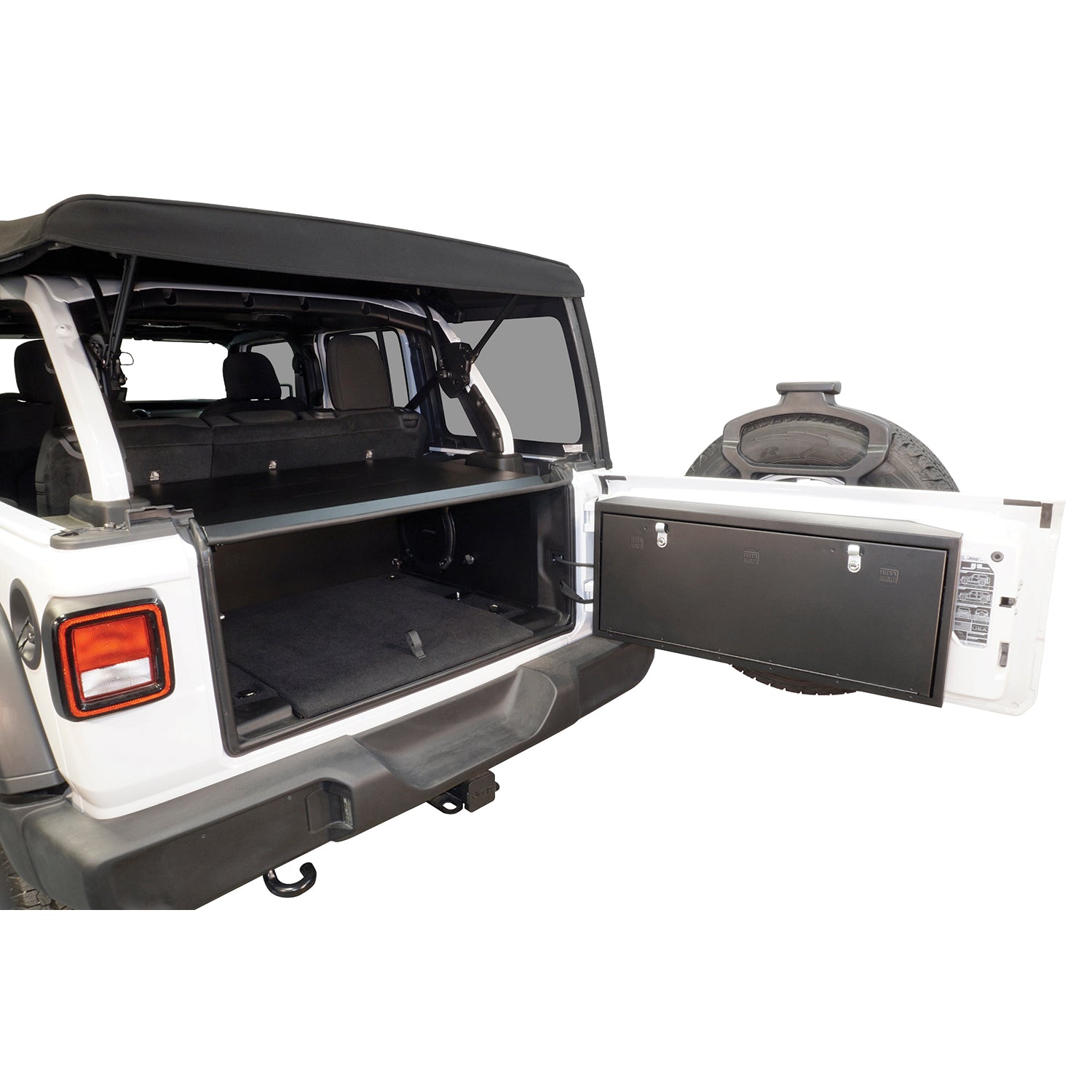 Deluxe Cargo Enclosure <br>18-26 Wrangler JL