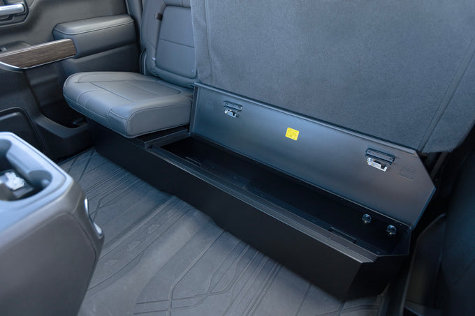 Rear Underseat Lockbox <br>19-26 Silverado/Sierra 1500 2500 3500 HD