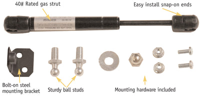 Console Gas Strut Kit (Black) <br>Universal