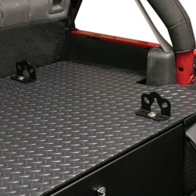 Diamond Plate Vinyl Security Box Liner Deck Kit <br>Universal