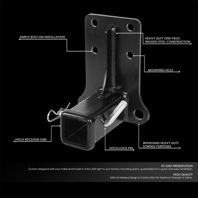 Class 3 2 in. Tow Hitch Receiver w/Hitch Pin <br>02-05 Mercedes-Benz ML500 ML350