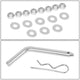 Class 3 2 in. Tow Hitch Receiver w/Hitch Pin <br>14-19 BMX X6, 07-18 X5 E70