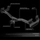Class 3 2 in. Tow Hitch Receiver w/Hitch Pin <br>06-10 Hummer H3
