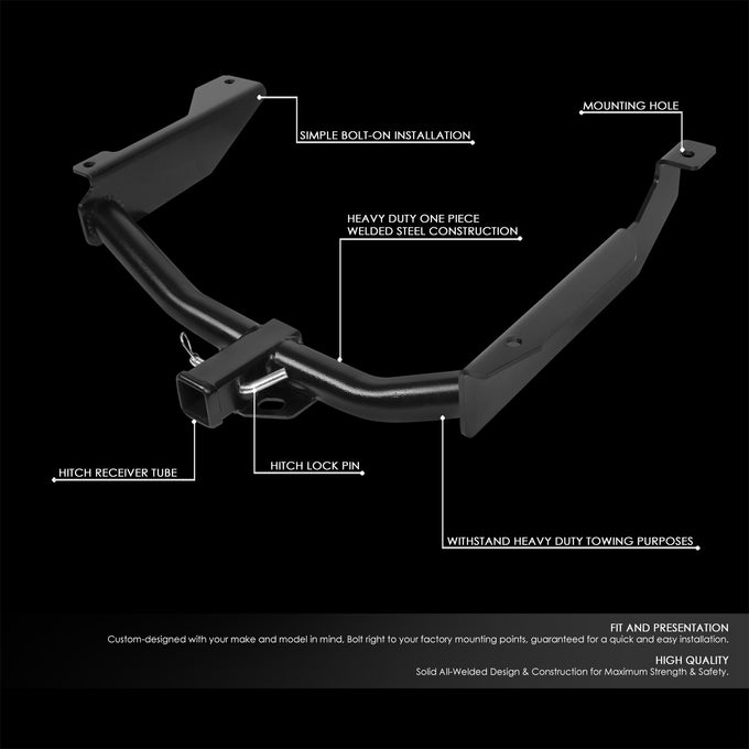 Class 3 2 in. Tow Hitch Receiver w/Hitch Pin <br>98-03 Dodge Durango