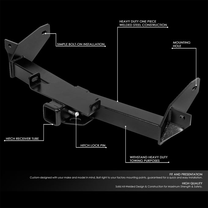 Class 3 2 in. Tow Hitch Receiver w/Hitch Pin <br>06-08 Lincoln Mark LT, Ford F150