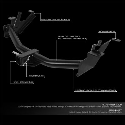 Class 3 2 in. Tow Hitch Receiver w/Hitch Pin <br>05-12 Ford Escape, 05-11 Mazda Tribute