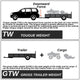 Class 3 2 in. Tow Hitch Receiver w/Hitch Pin <br>07-11 Honda CR-V
