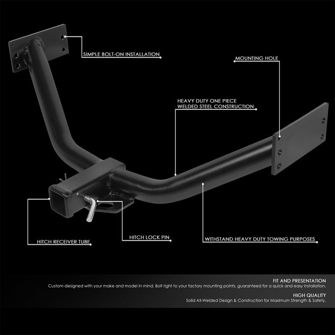 Class 3 2 in. Tow Hitch Receiver w/Hitch Pin <br>07-13 Acura MDX