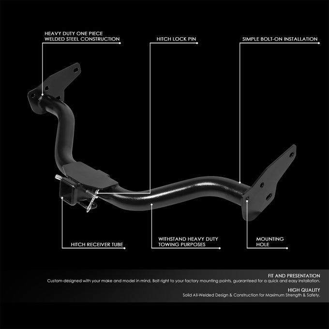 Class 3 2 in. Tow Hitch Receiver w/Hitch Pin <br>05-15 Nissan Xterra