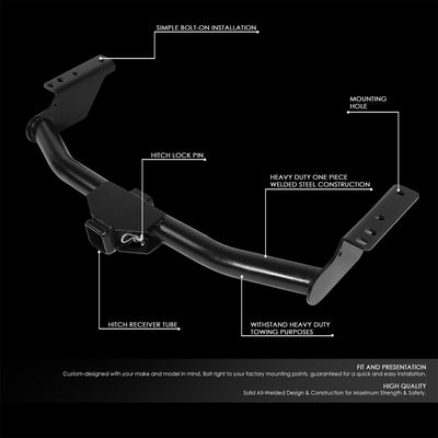 Class 3 2 in. Tow Hitch Receiver w/Hitch Pin <br>07-14 Toyota FJ Cruiser