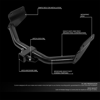 Class 3 2 in. Tow Hitch Receiver w/Hitch Pin <br>11-17 Jeep Grand Cherokee