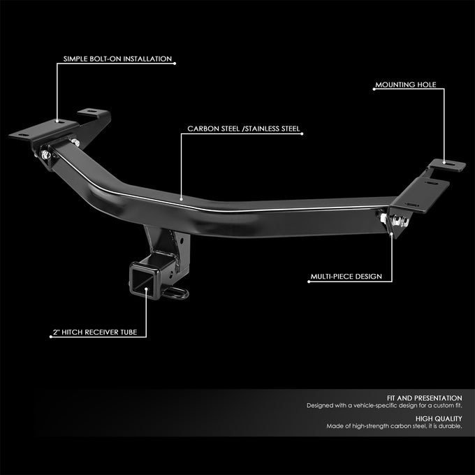 Class III Trailer 2 in. Hitch Receiver<br>16-22 Honda Pilot, 14-20 Acura MDX