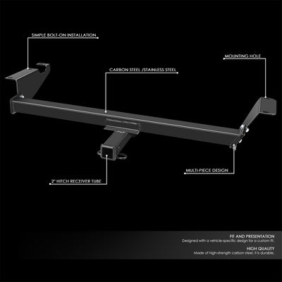 Class III Trailer 2 in. Hitch Receiver<br>08-20 Dodge Caravan, Chrysler T&C, Ram C/V, VW Routan