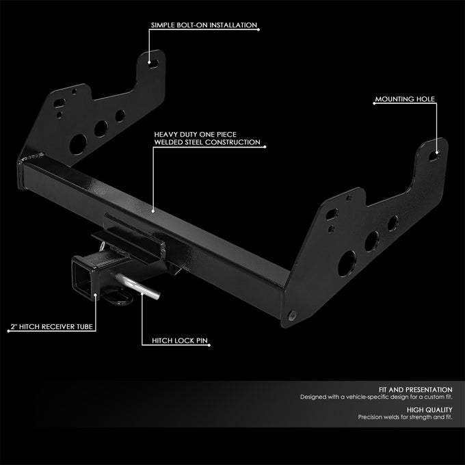 Class 3 Trailer Hitch, 2 in. Receiver <br> 15-24 Ford F-150
