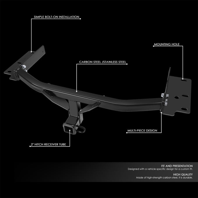 Class III Trailer 2 in. Hitch Receiver<br>20-24 Ford Explorer, Lincoln Aviator