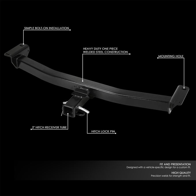 Class 3 Trailer Hitch, 2 in. Receiver <br> 19-23 Ford Ranger