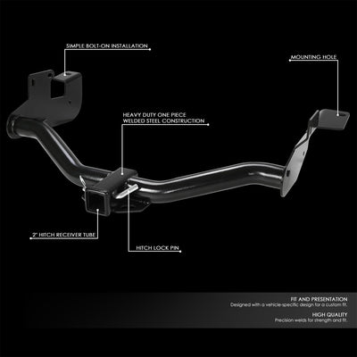 Class 3 Trailer Hitch, 2 in. Receiver <br> 05-12 Ford Escape, Mazda Tribute, Mercury Mariner