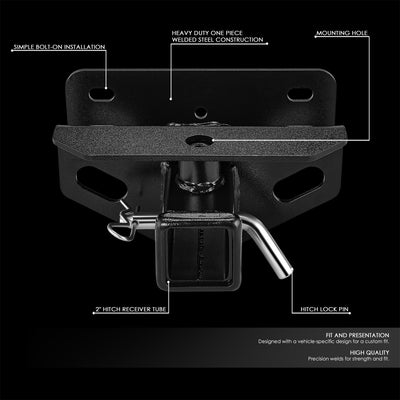 Class 3 Trailer Hitch, 2 in. Receiver <br> 03-24 Dodge Ram 1500 2500 3500 Classic