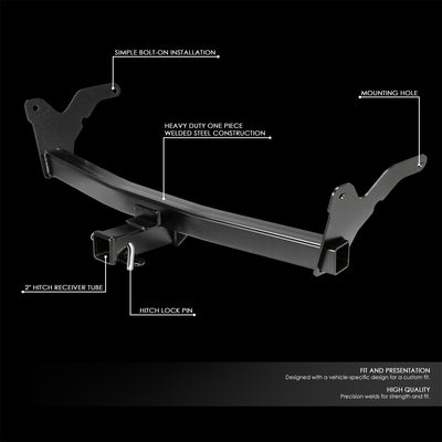 Class III Trailer Hitch Receiver <br> 24-25 Lexus TX350,TX500H,Toyota Grand Highlander