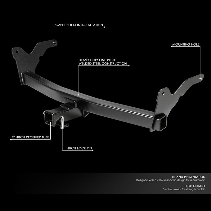 Class III Trailer Hitch Receiver <br> 24-25 Lexus TX350,TX500H,Toyota Grand Highlander