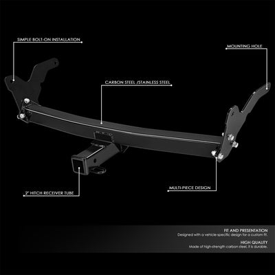 Class III Trailer 2 in. Hitch Receiver<br>24-25 Lexus TX350 500H 550H+, Toyota Grand Highlander