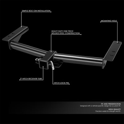 Class III Trailer Hitch Receiver <br> 15-24 Ford Transit 150 250 350, E-Transit