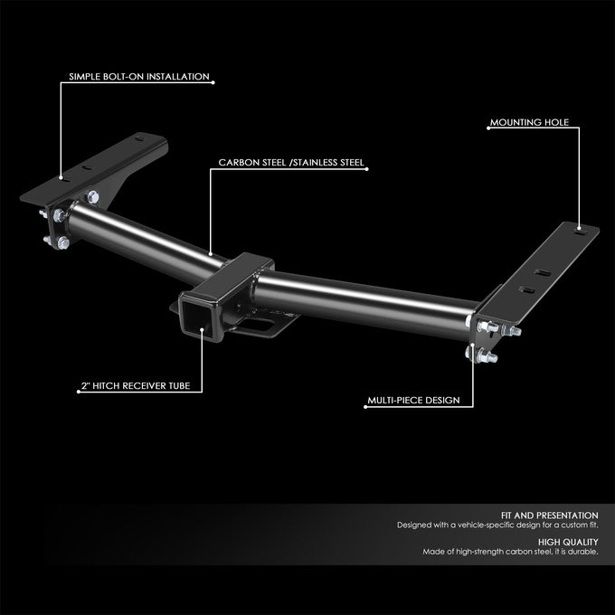 Class III Trailer 2 in. Hitch Receiver<br>22-24 Ford E-Transit, 15-24 Transit 150 250 350