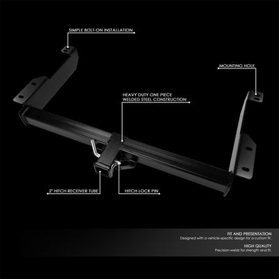 Class III Trailer Hitch Receiver <br> 96-24 Chevy/GMC Express Savana 1500 2500 3500 4500