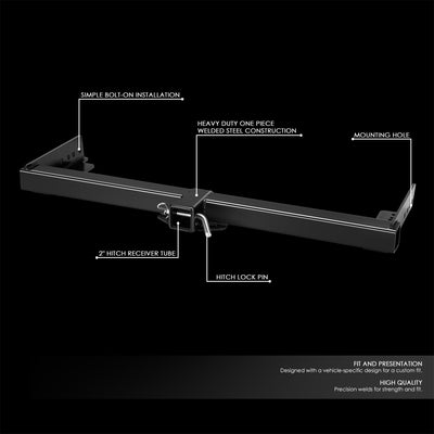 Class III Trailer Hitch Receiver <br> 21-24 Jeep Grand Cherokee L