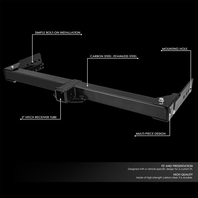 Class III Trailer 2 in. Hitch Receiver<br>22-24 Jeep Grand Cherokee, 21-24 Grand Cherokee L