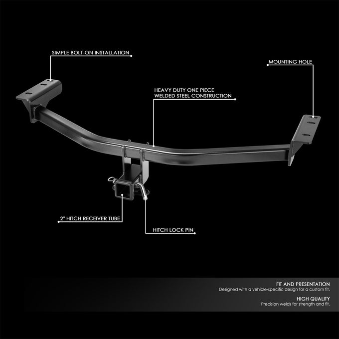 Class III Trailer Hitch Receiver <br> 22-24 Infiniti QX60, Nissan Pathfinder