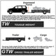 Class III Trailer Hitch Receiver <br> 20-24 Toyota Highlander