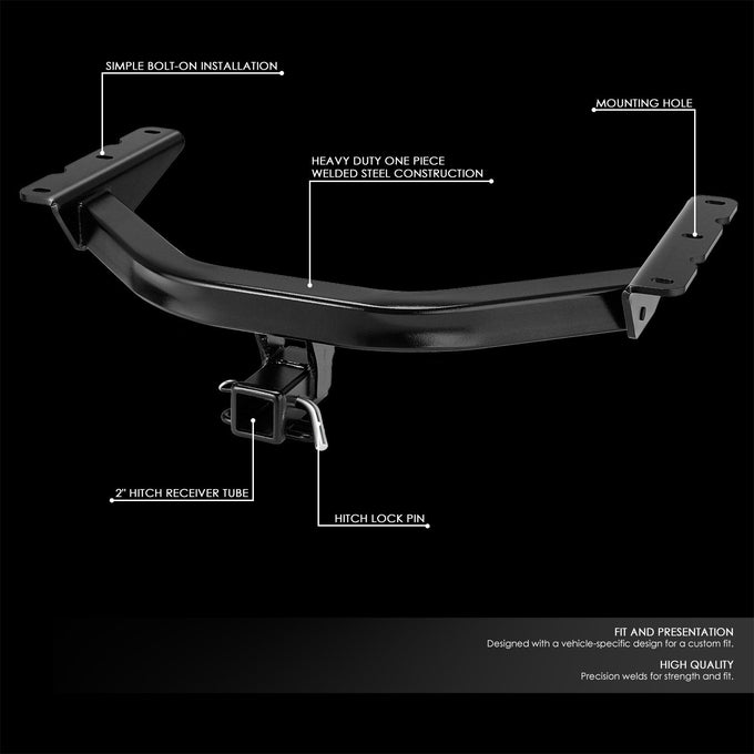 Class III Trailer Hitch Receiver <br> 22-24 Acura Mdx, 23-25 Honda Pilot
