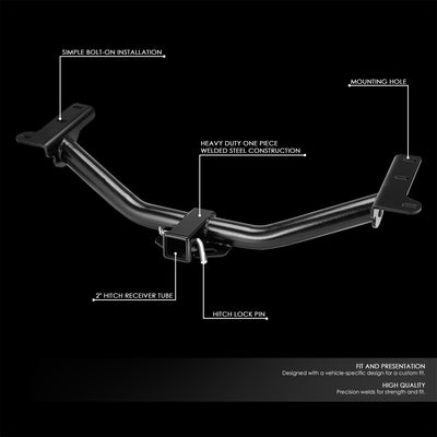 Class III Trailer Hitch Receiver <br> 09-20 Dodge Journey