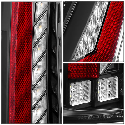 LED Sequential Chasing Tail Lights <br> 07-14 GMC Yukon XL, Chevy Suburban 1500 Tahoe