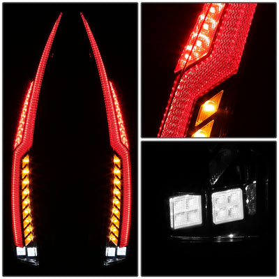 LED Sequential Chasing Tail Lights <br> 07-14 GMC Yukon XL, Chevy Suburban 1500 Tahoe
