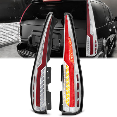 LED Sequential Chasing Tail Lights <br> 07-14 GMC Yukon XL, Chevy Suburban 1500 Tahoe