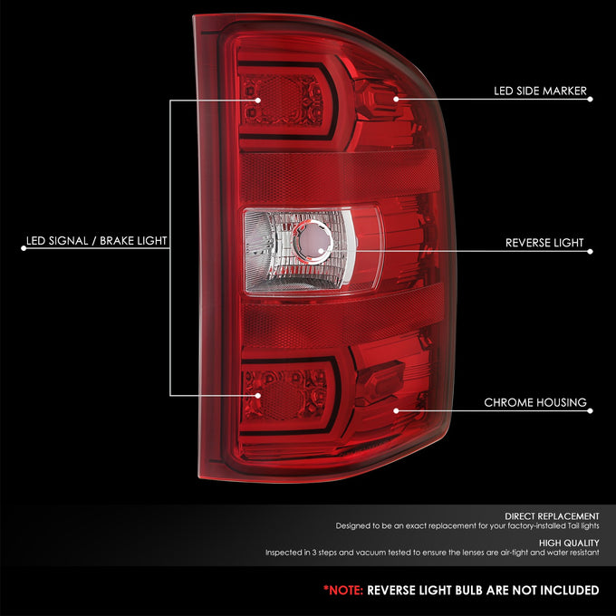 Factory Style Tail Lights <br> 07-14 Chevy Silverado/ GMC Sierra 1500 2500 HD 3500 HD