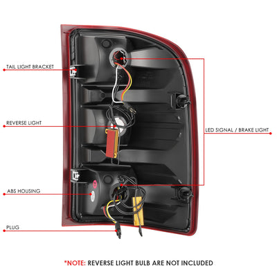 Factory Style Tail Lights <br> 07-14 Chevy Silverado/ GMC Sierra 1500 2500 HD 3500 HD