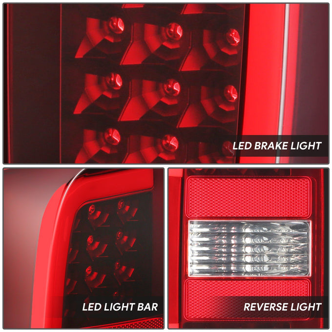 3D Light Bar LED Tail Light Assembly <br> 15-22 Chevrolet Colorado