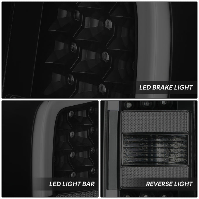 3D Light Bar LED Tail Light Assembly <br> 15-22 Chevrolet Colorado