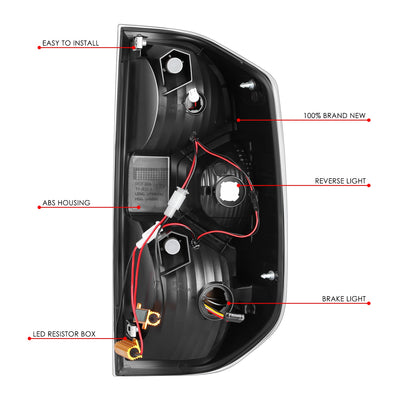 Factory Style LED Tail Lights <br> 14-21 Toyota Tundra